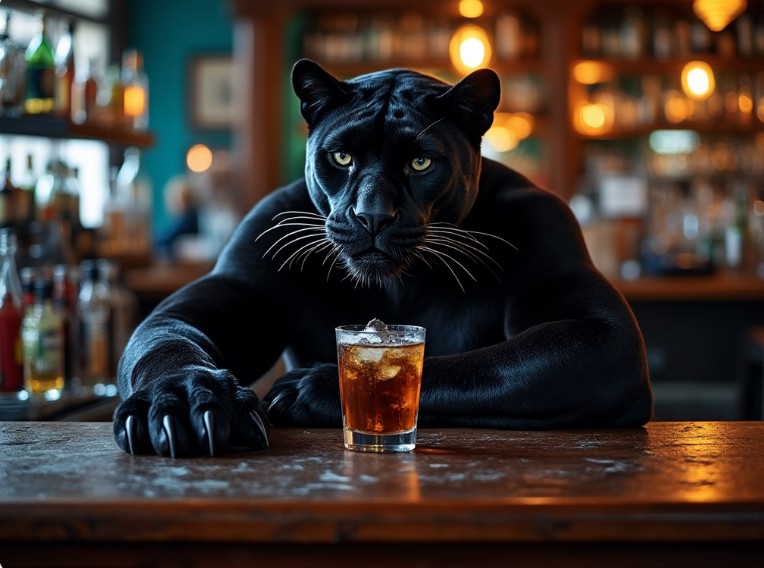 Black Panther on Bourbon Street