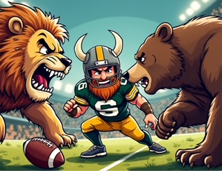 The NFC North is again the Black and Blue Division