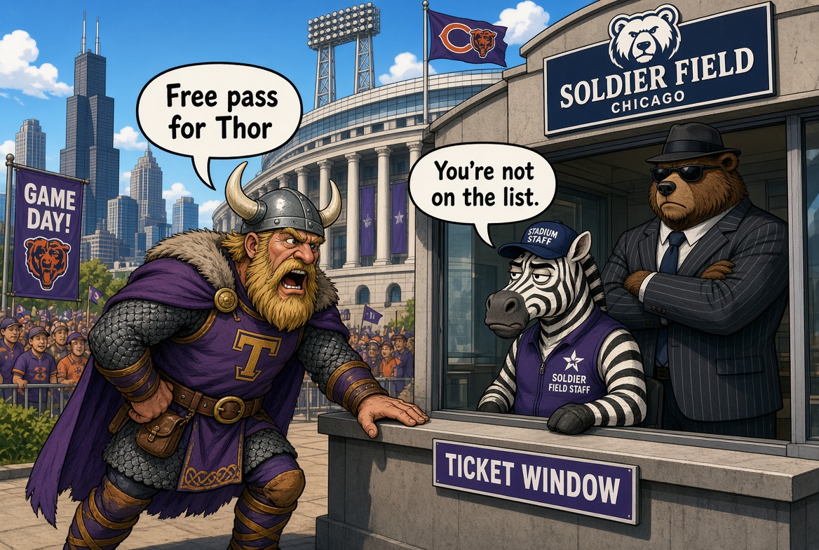 No Free Pass for Vikings at Soldier Field